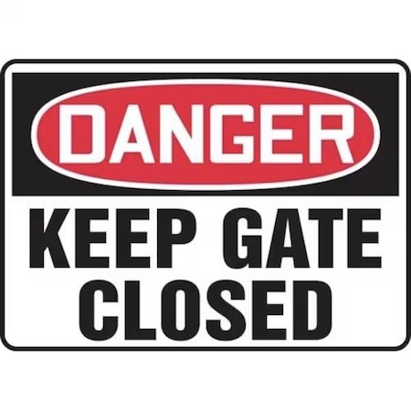 Accuform OSHA DANGER SAFETY SIGN KEEP GATES MADM054VP MADM054VP